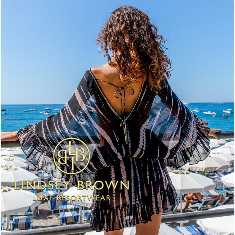 black pink silk resort wear silk beach dresses