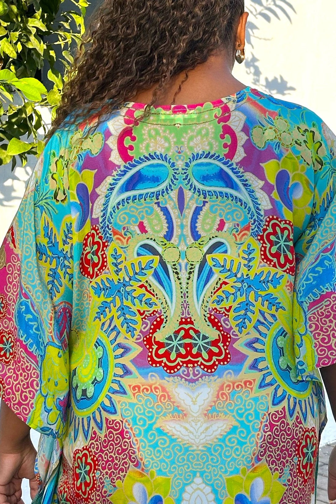 loose flattering plus size beach cover-ups to wear over swimwear by Lindsey Brown