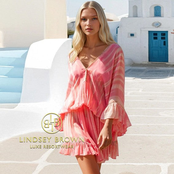 designer beach dresses to wear in Mauritius by Lindsey Brown resort wear